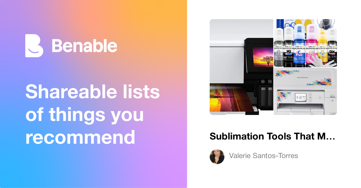 Sublimation Tools That Make Crafting Easy