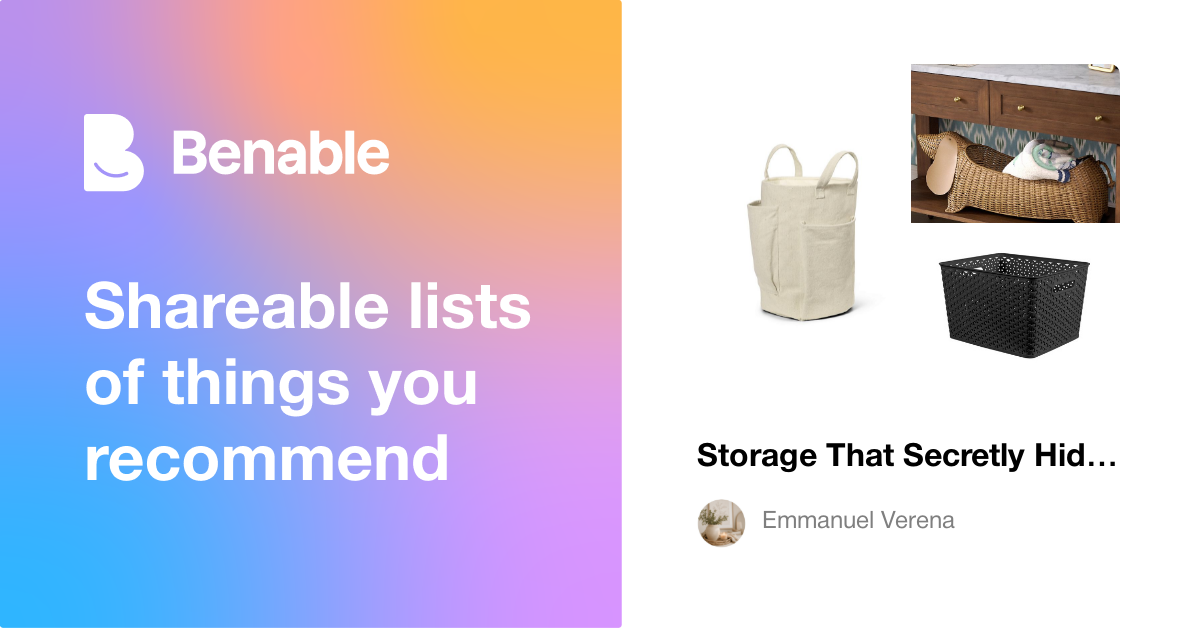 Storage That Secretly Hides the Mess