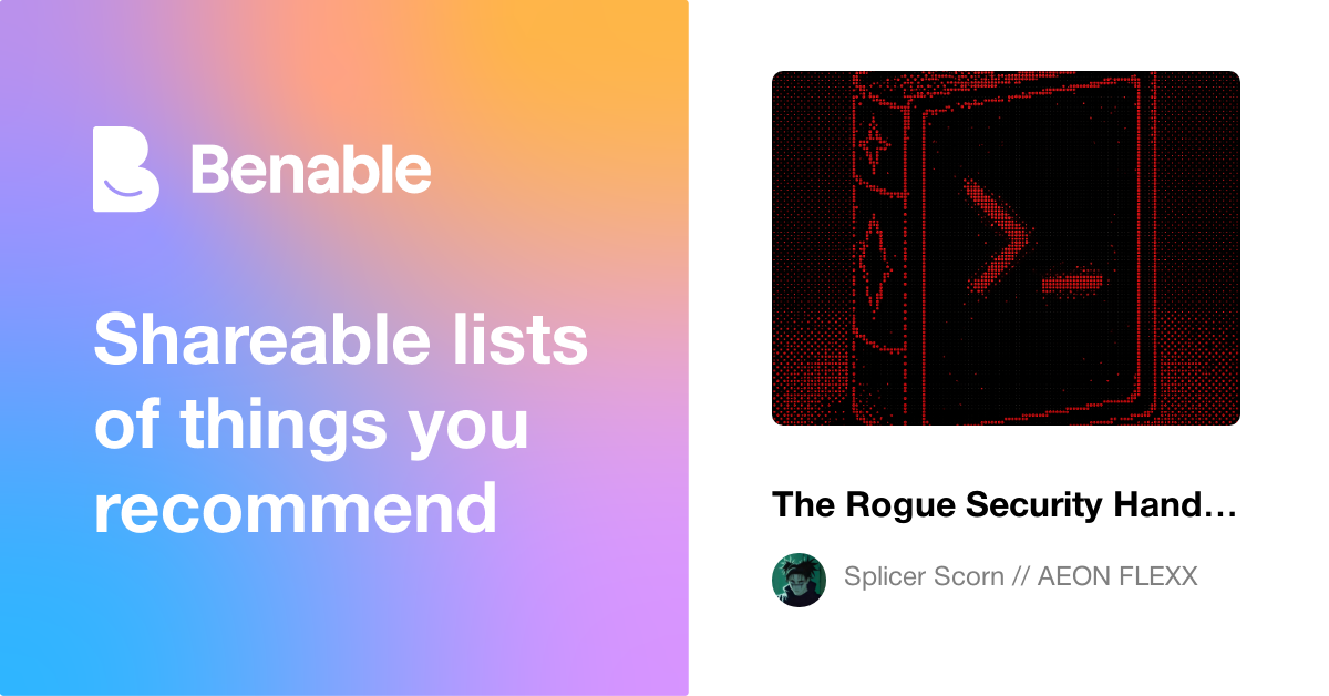 The Rogue Security Handbook Compilation- Methods and Tutorials that ...