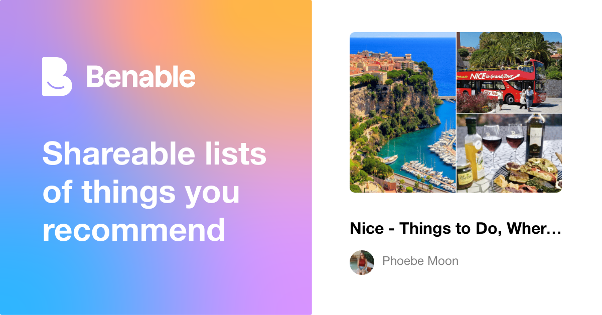 Nice - Things to Do, Where to Eat, and Where to Stay