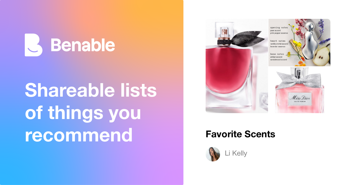 Favorite Scents