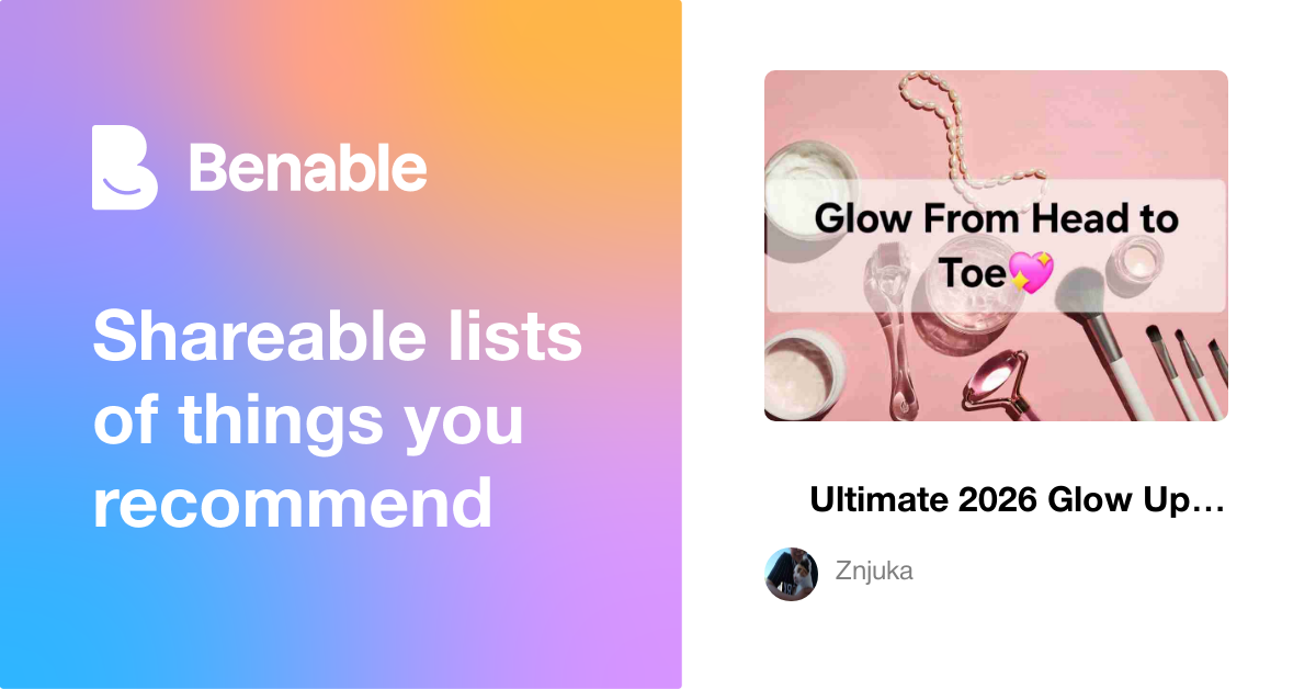 Ultimate 2026 Glow Up Guide (Hair • Skin • Body • Makeup • Lifestyle)